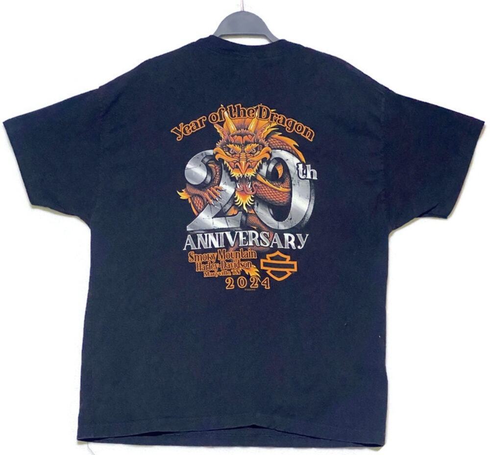 Harley-Davidson Men's XL T-Shirt Smoky Mountains 20th Anniversary Maryville TN